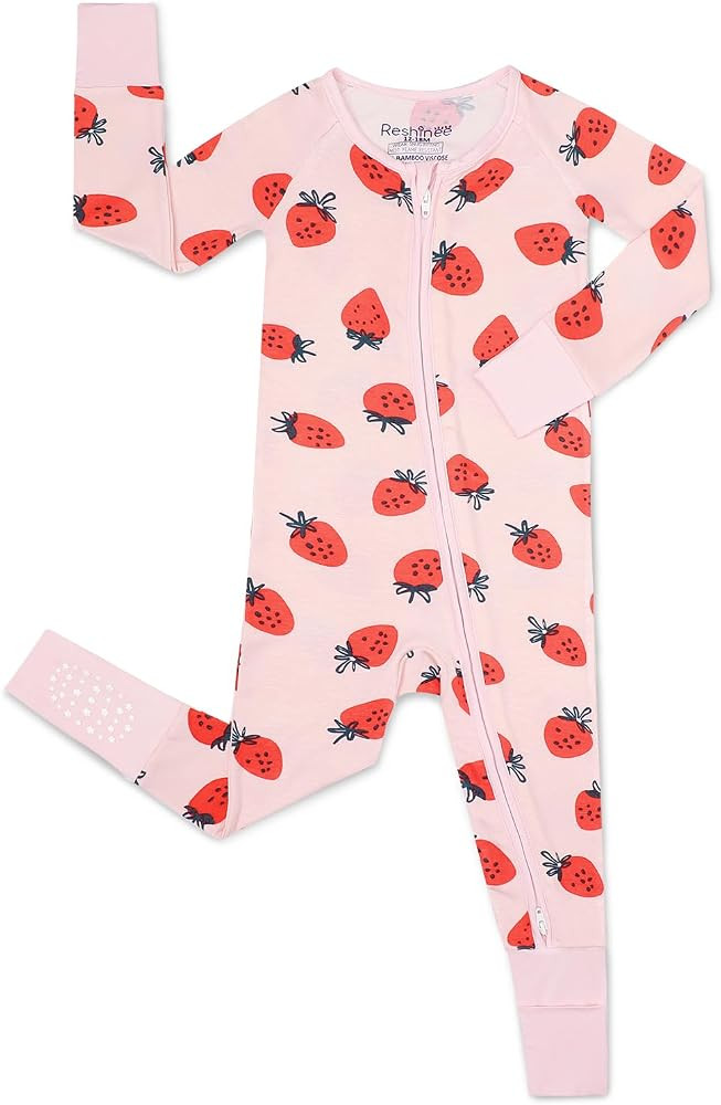 babee Reshinee Viscose Derived from Bamboo Baby Footie Pajamas Convertible Newborn Sleeper for Ba... | Amazon (US)