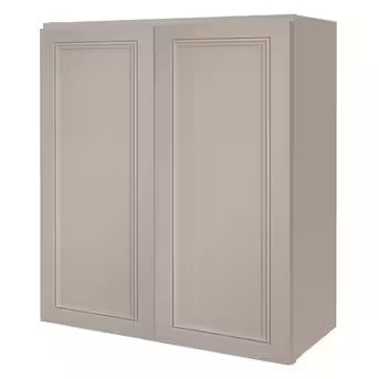 Diamond NOW Wintucket 27-in W x 36-in H x 12-in D Cloud Gray Door Wall Fully Assembled Cabinet (R... | Lowe's