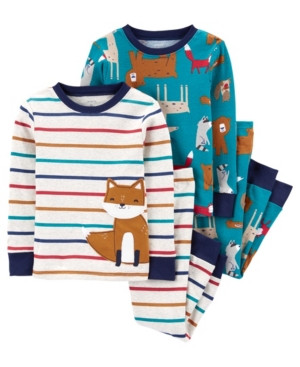 Carter's Toddler Boy 4-Piece 100% Snug Fit Cotton PJs | Macys (US)