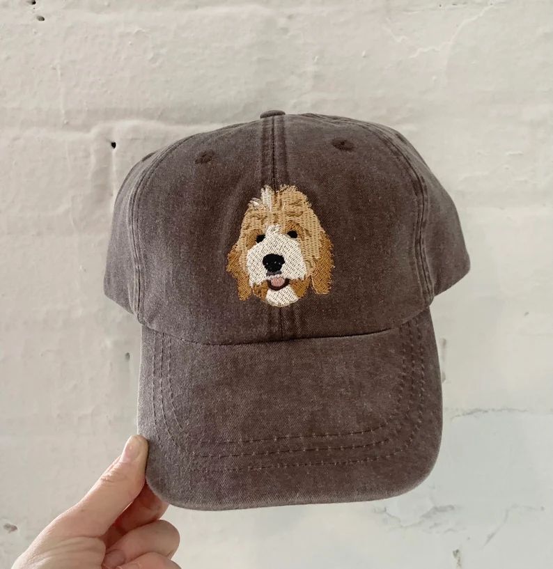 Custom DOG Dad Hat - Hand Drawn Art and Embroidered from your pets photo, Birthday, Best Friends,... | Etsy (US)