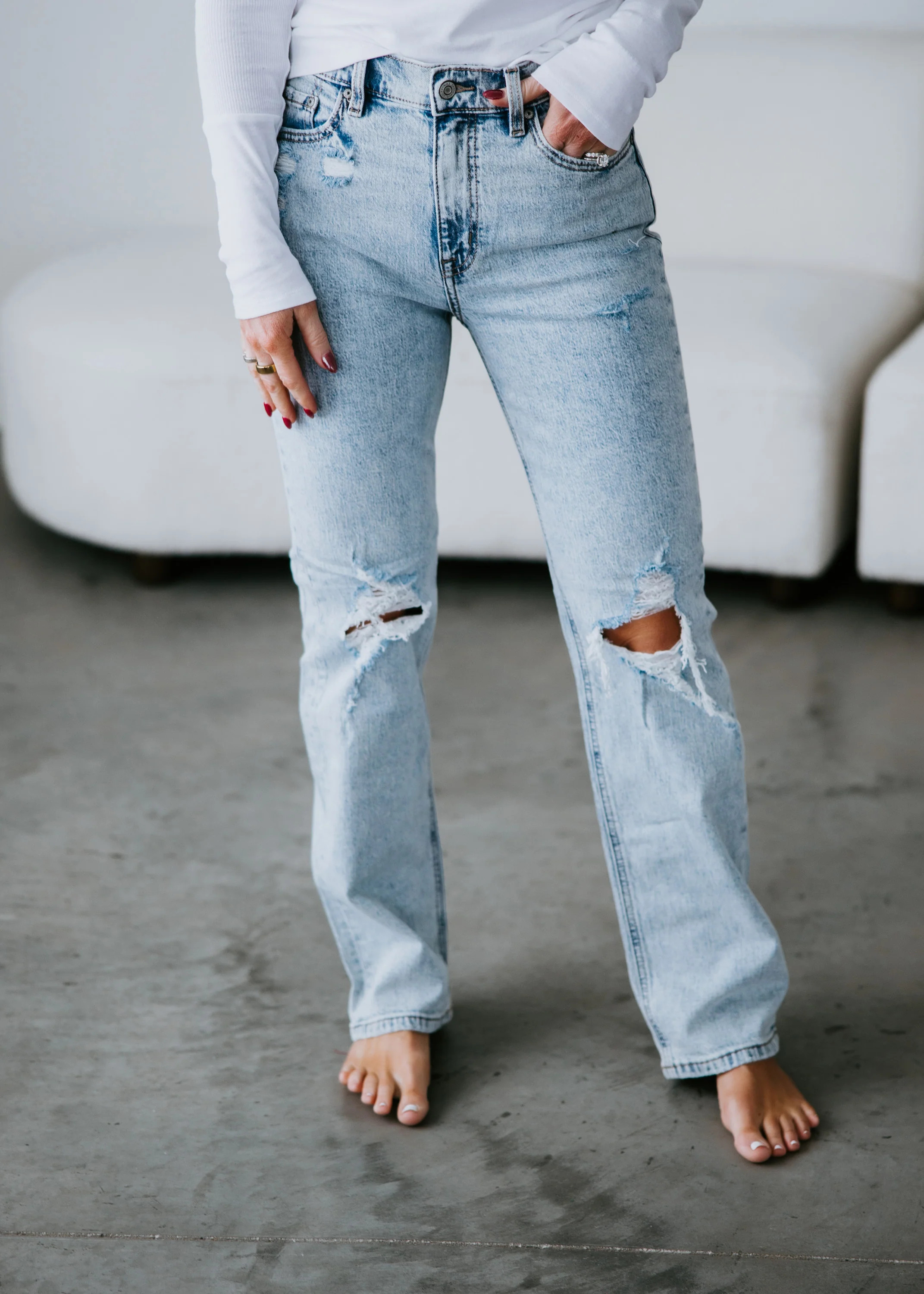 Codi High Rise Dad Jean | Lauriebelles