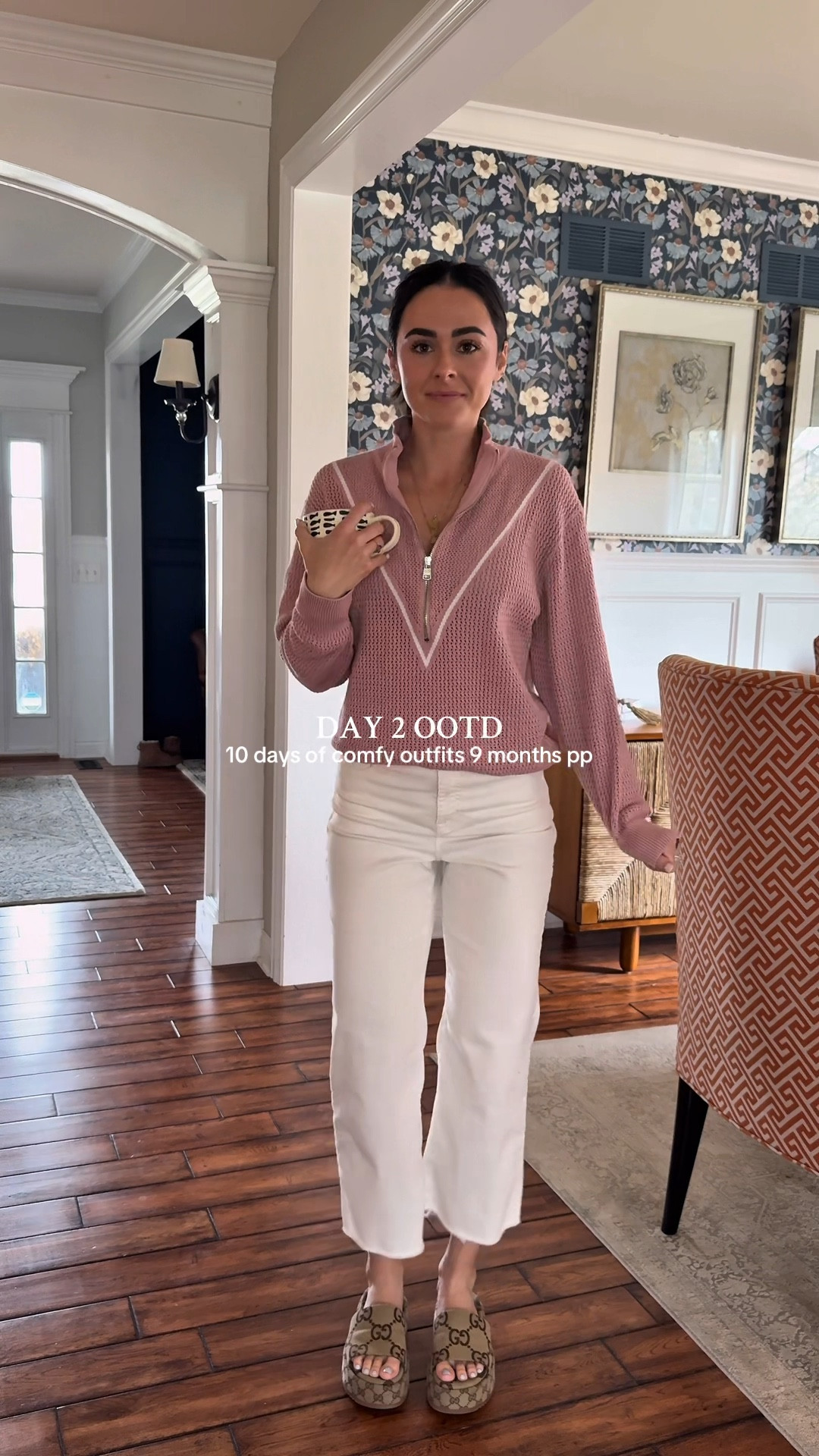 Love this sweater & these wide leg denim so much - 

Sweater TTS wearing a small
Denim sized down one

White denim, mom ootd, spring style

#LTKStyleTip #LTKSeasonal