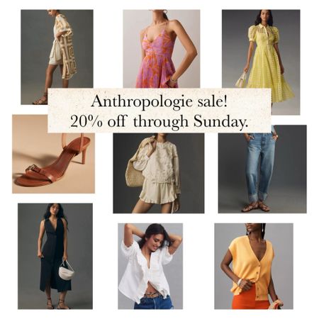 Use code Anthro20 for 20% off site wide (some exclusions apply). I’m taking advantage of this sale! 

#LTKSaleAlert #LTKWedding #LTKMidsize
