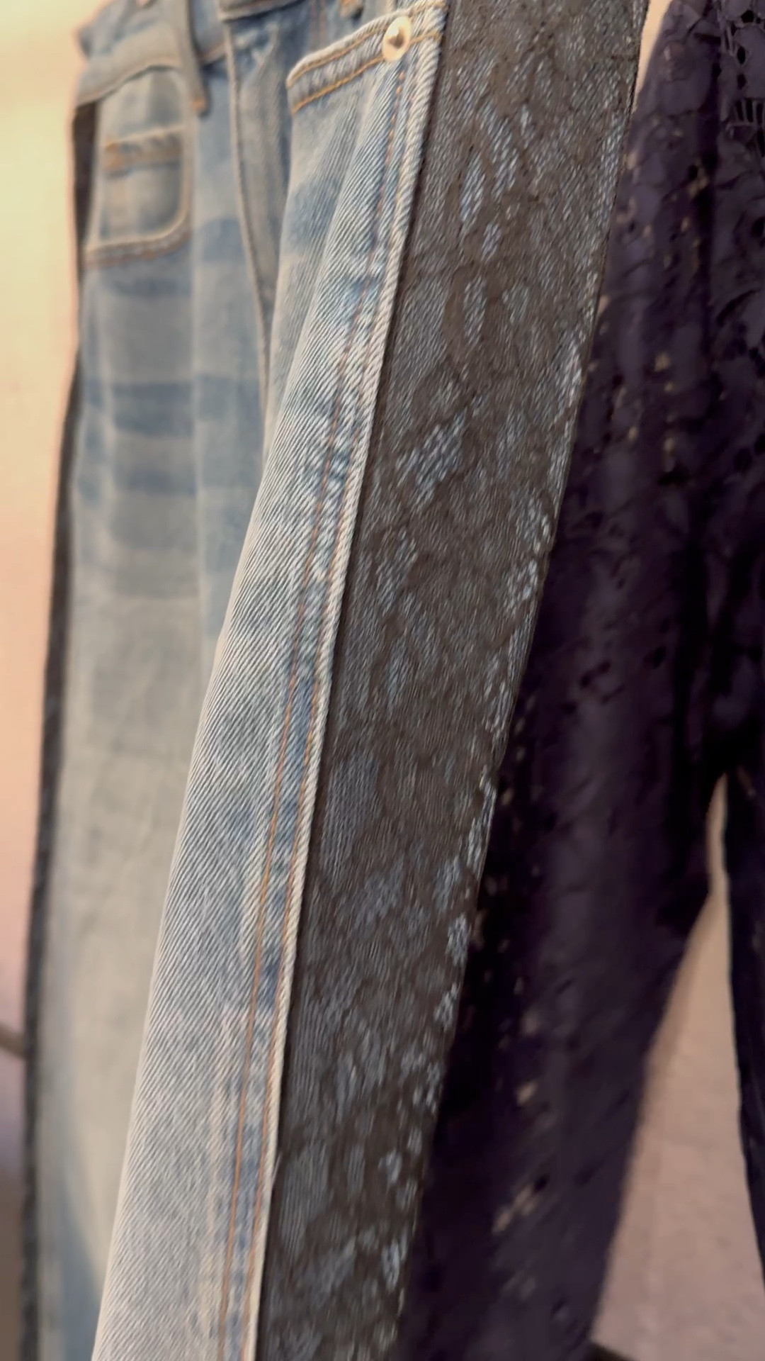 Love the lace detail on these wide leg jeans!  Lace top 

#LTKSeasonal #LTKMidsize #LTKValentine