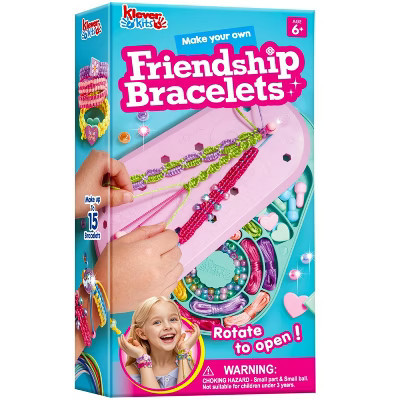 Klever Kits Friendship Bracelet Making Kit for Kids, Jewelry Making Kit DIY Arts & Crafts with 10 Knot Styles, Ideal Birthday Gift for Girls Ages 6-12 | Target