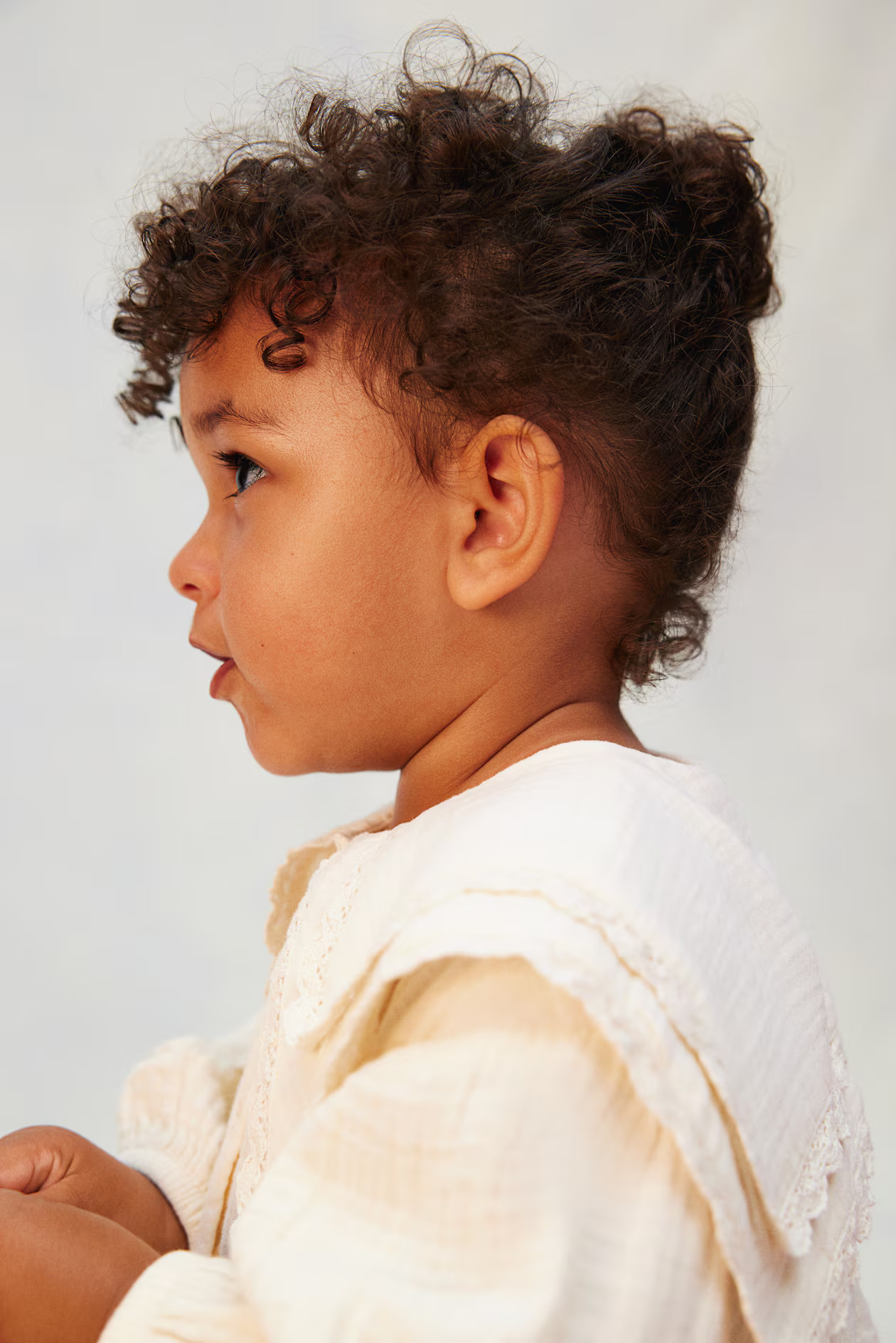 Lace-Trimmed Muslin Blouse | H&M (US + CA)
