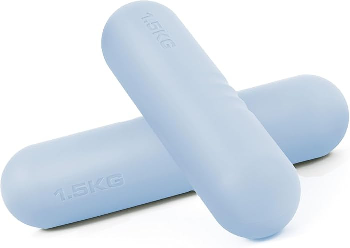 Egles Walking Weights Set of 2, 3.3 LB Each Hand Weights for Women & Men, Non-Slip Grip Light Dum... | Amazon (US)