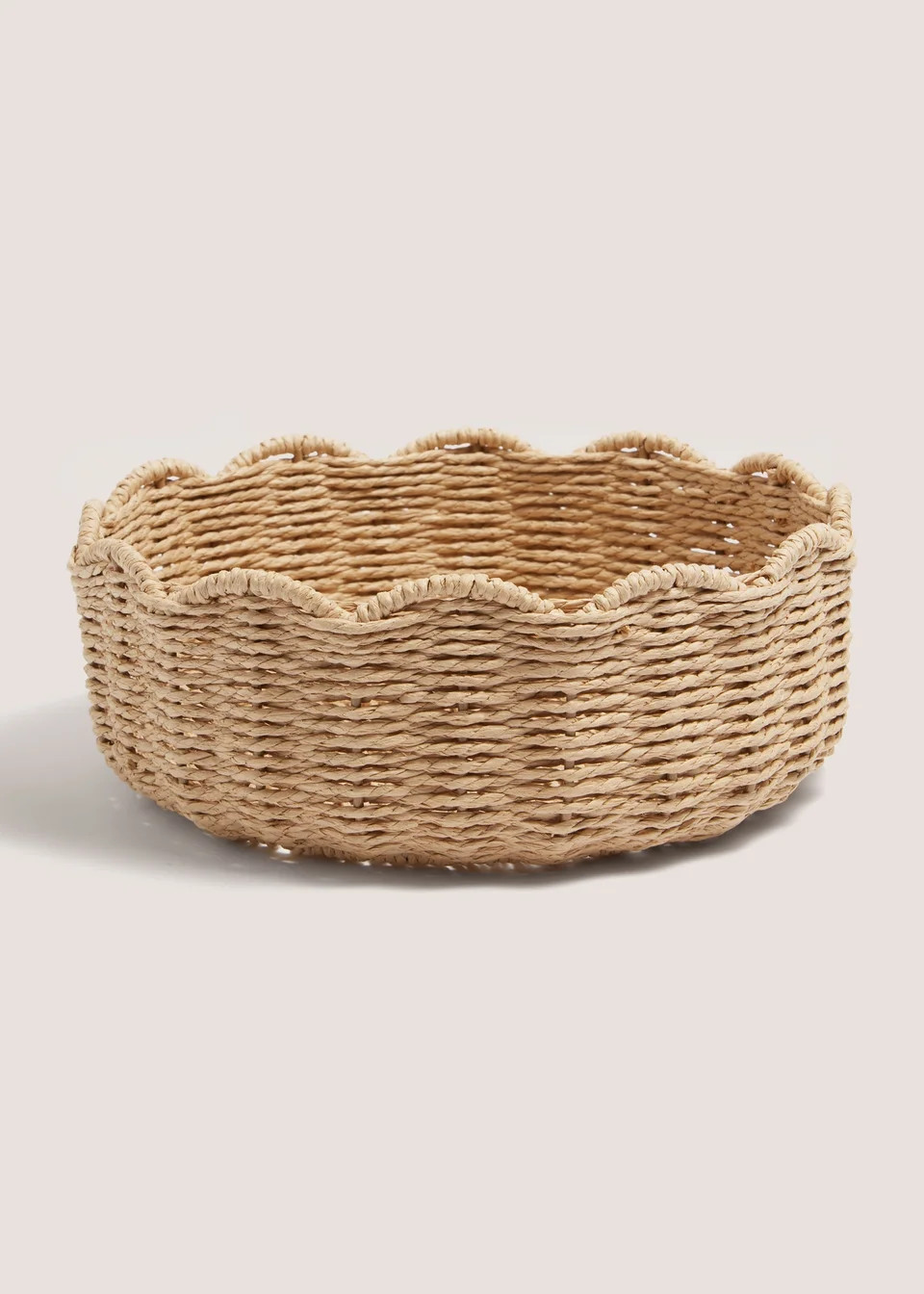 Retreat Scalloped Basket (27cm x 10cm) | Matalan (UK)