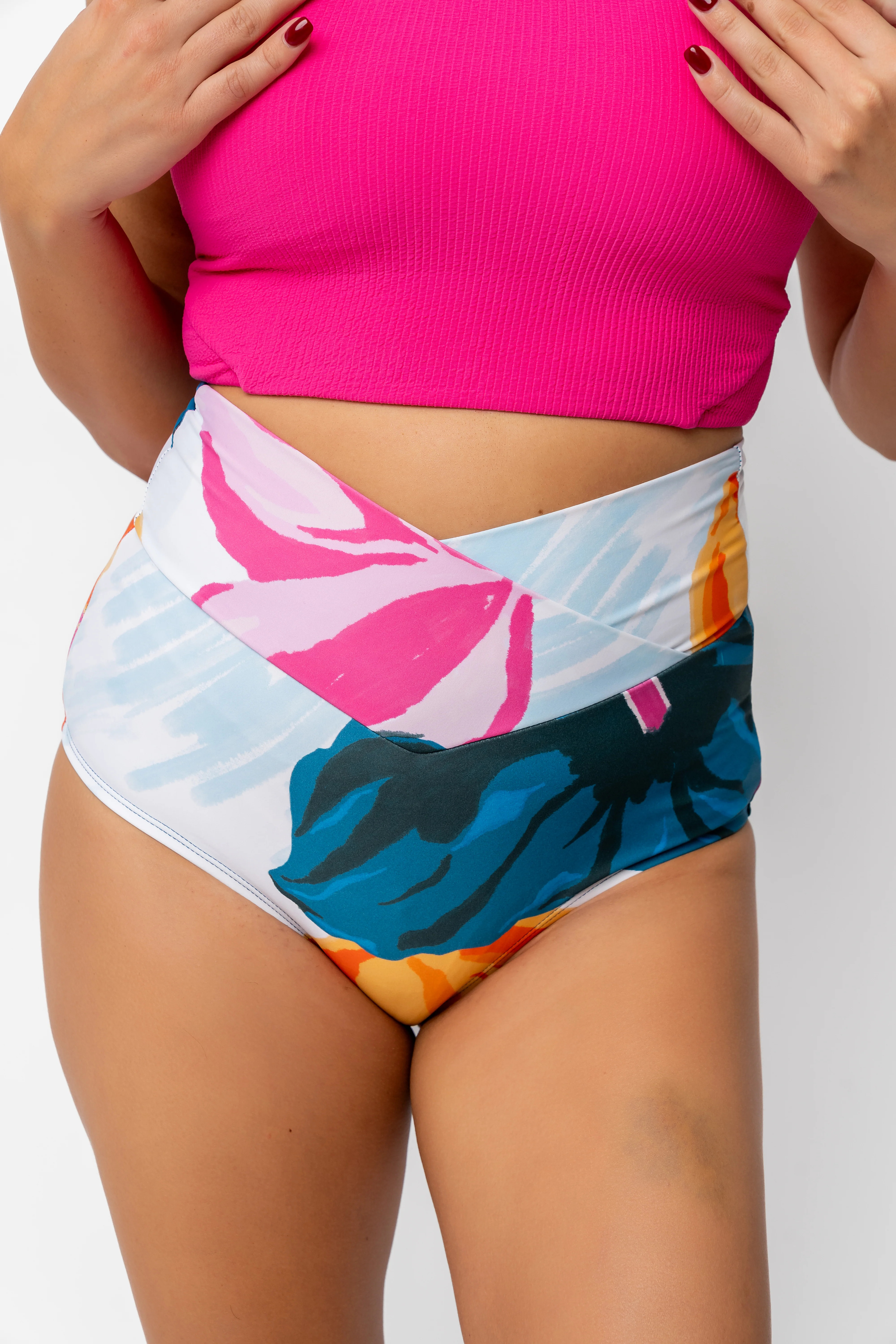 Vacationer Bottom | Floral Fusion | Coral Reef Swim