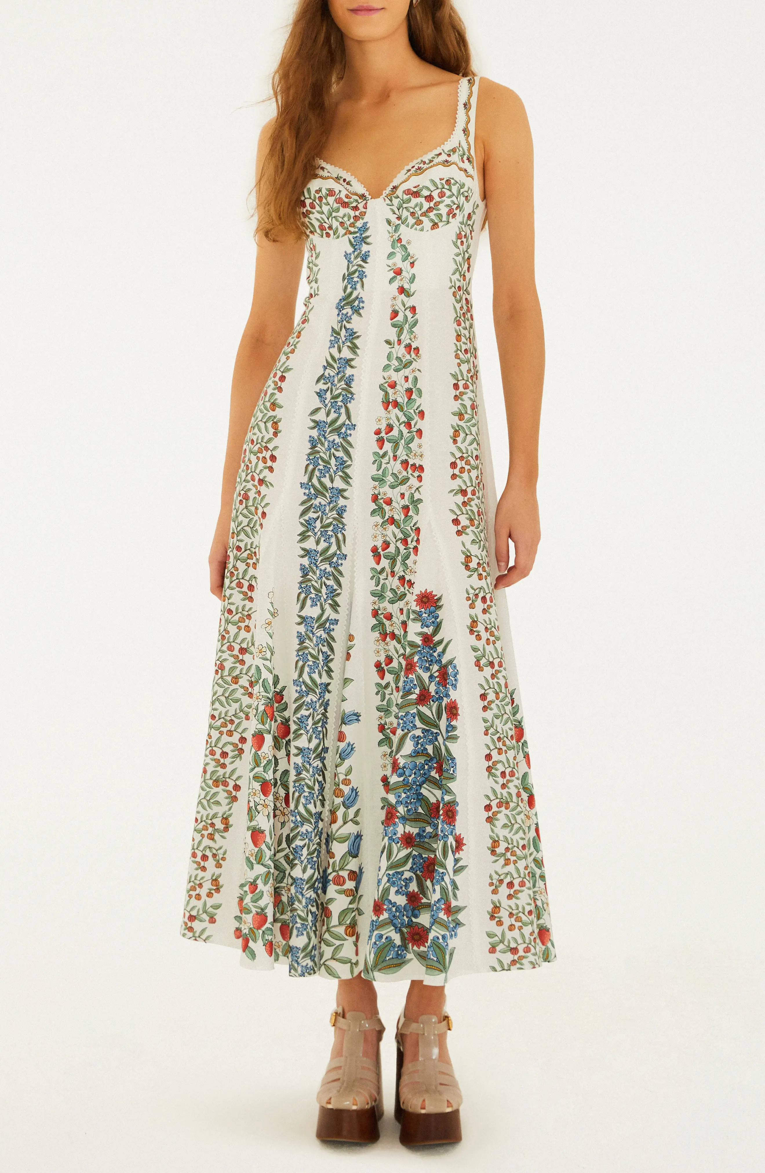 FARM Rio Fruit Beauty Linen Blend Maxi Dress (Women) | Nordstrom | Nordstrom