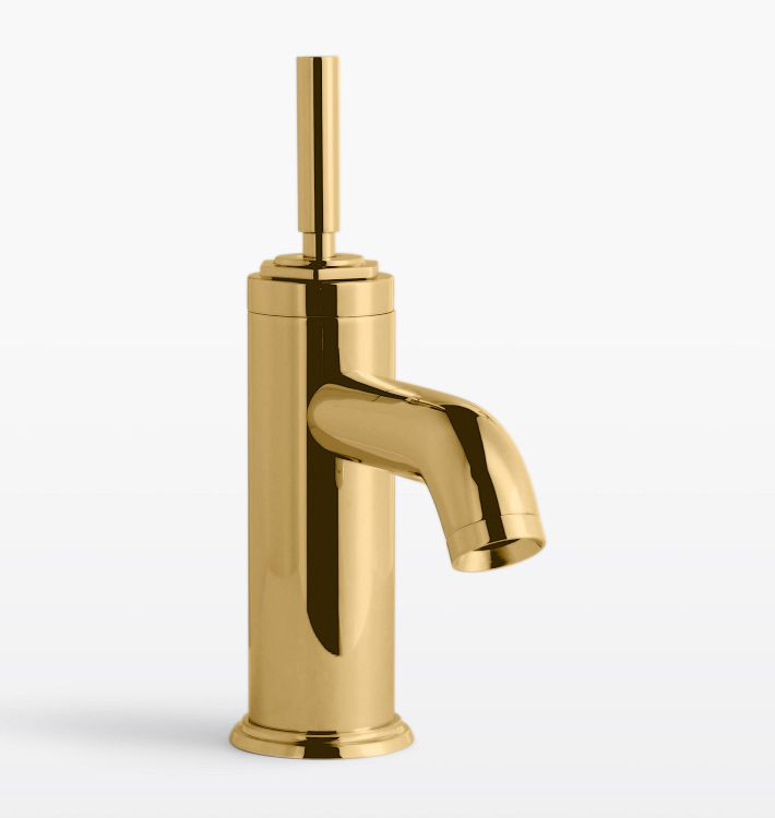 Descanso Smooth Lever Single Hole Bathroom Faucet | Rejuvenation