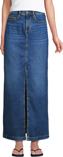 Lands' End Soft Denim Maxi Skirt | Nordstrom | Nordstrom