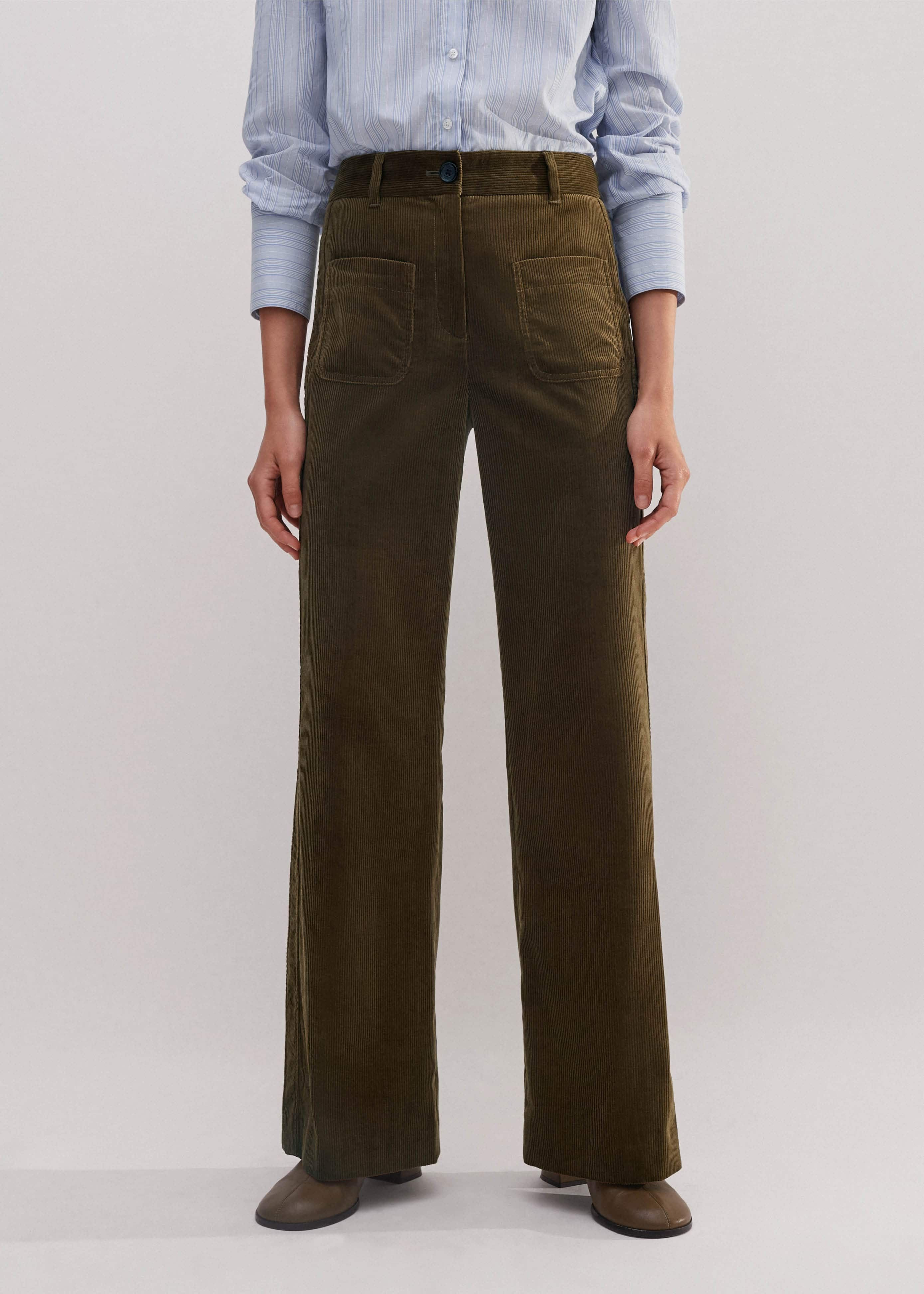 Cord Subtle Flare Trouser Italian Cord | ME+EM Global (Excluding US)