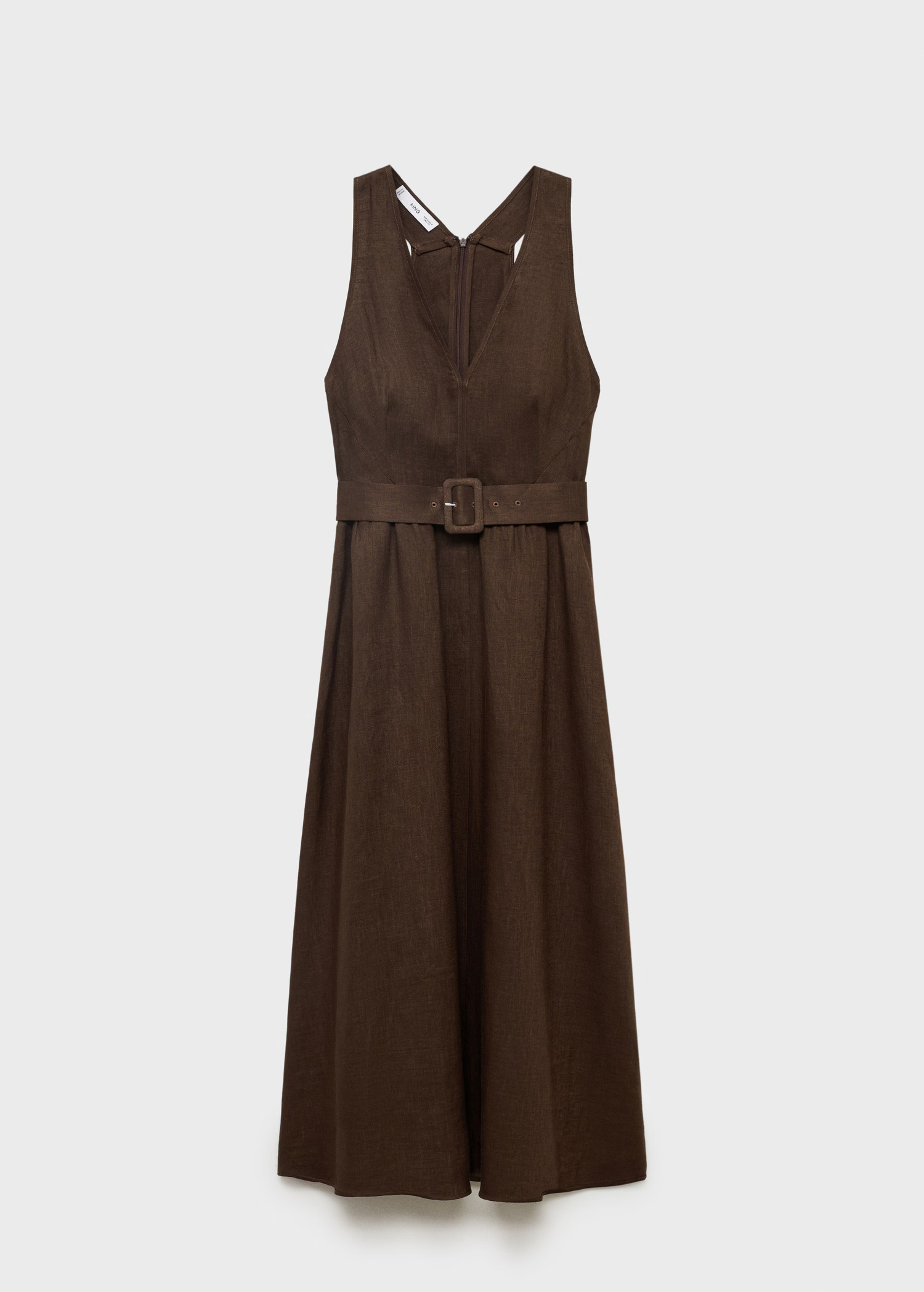 Belt linen dress - Women | MANGO Canada | Mango Canada