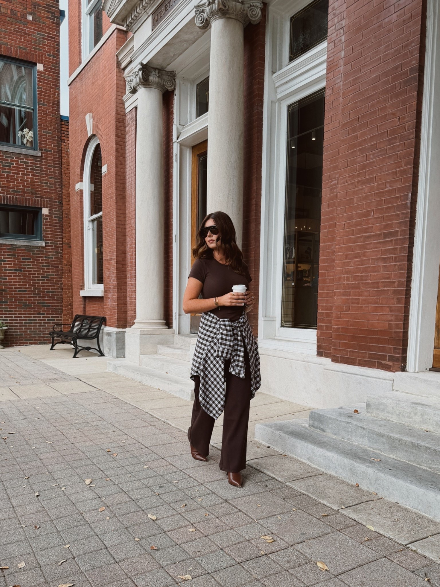 It’s officially fall & it actually felt like it today in middle TN so we roamed around downtown Franklin & had a ridiculous amount of coffee 

Tee is a M. Jeans are a 28R. Flannel is a S. Boots aren’t exact

#LTKootd #LTKdayinmylife