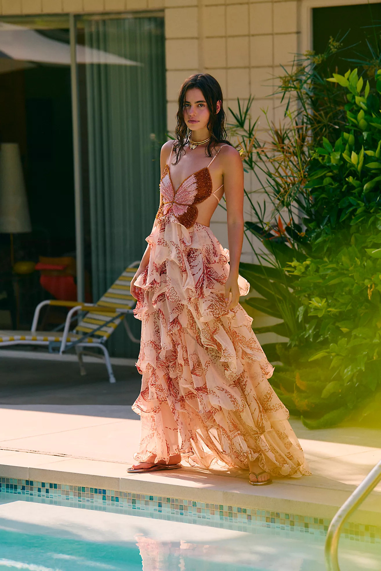 PatBo Sunset Butterfly Maxi Dress | Free People (Global - UK&FR Excluded)