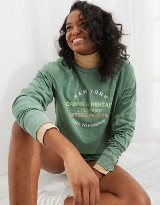 Aerie Winter Outfit Camping Tee | American Eagle Outfitters (US & CA)