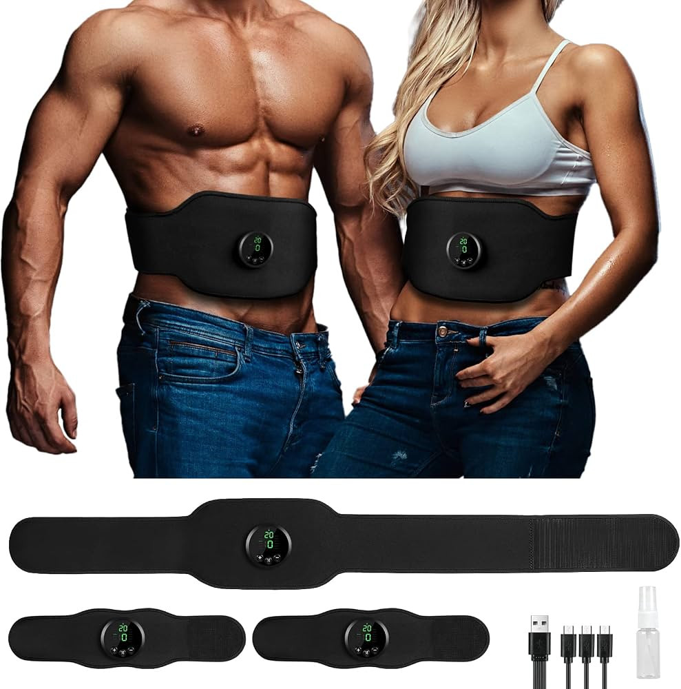 KFC ABS Stimulator - Ab Machine, EMS Muscle Stimulator, Abdominal Training Belt Workout Portable Abs | Amazon (US)