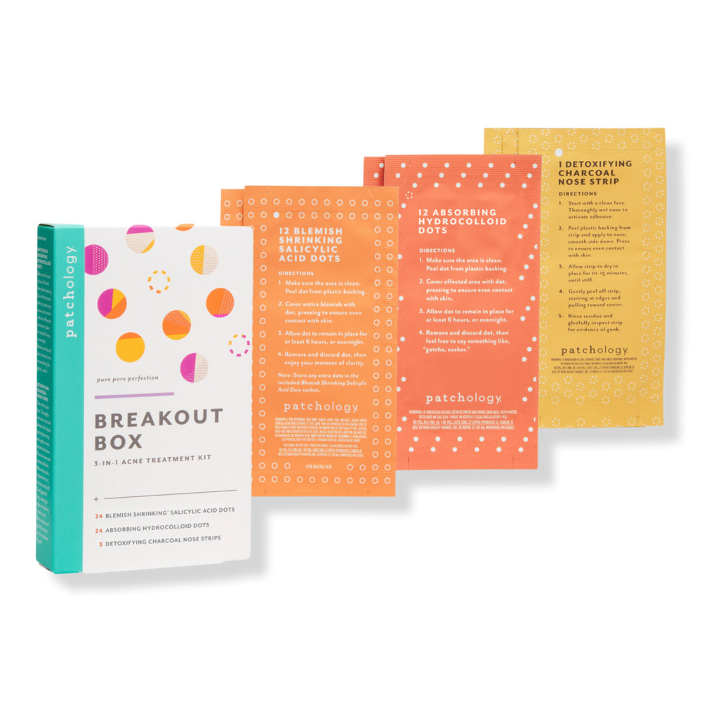 Patchology Breakout Box 3-in-1 Acne Treatment Kit | Ulta