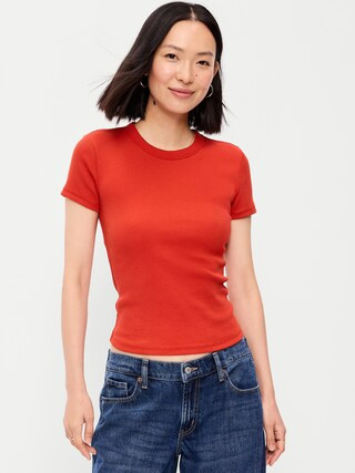 Snug Crop T-Shirt | Old Navy (US)