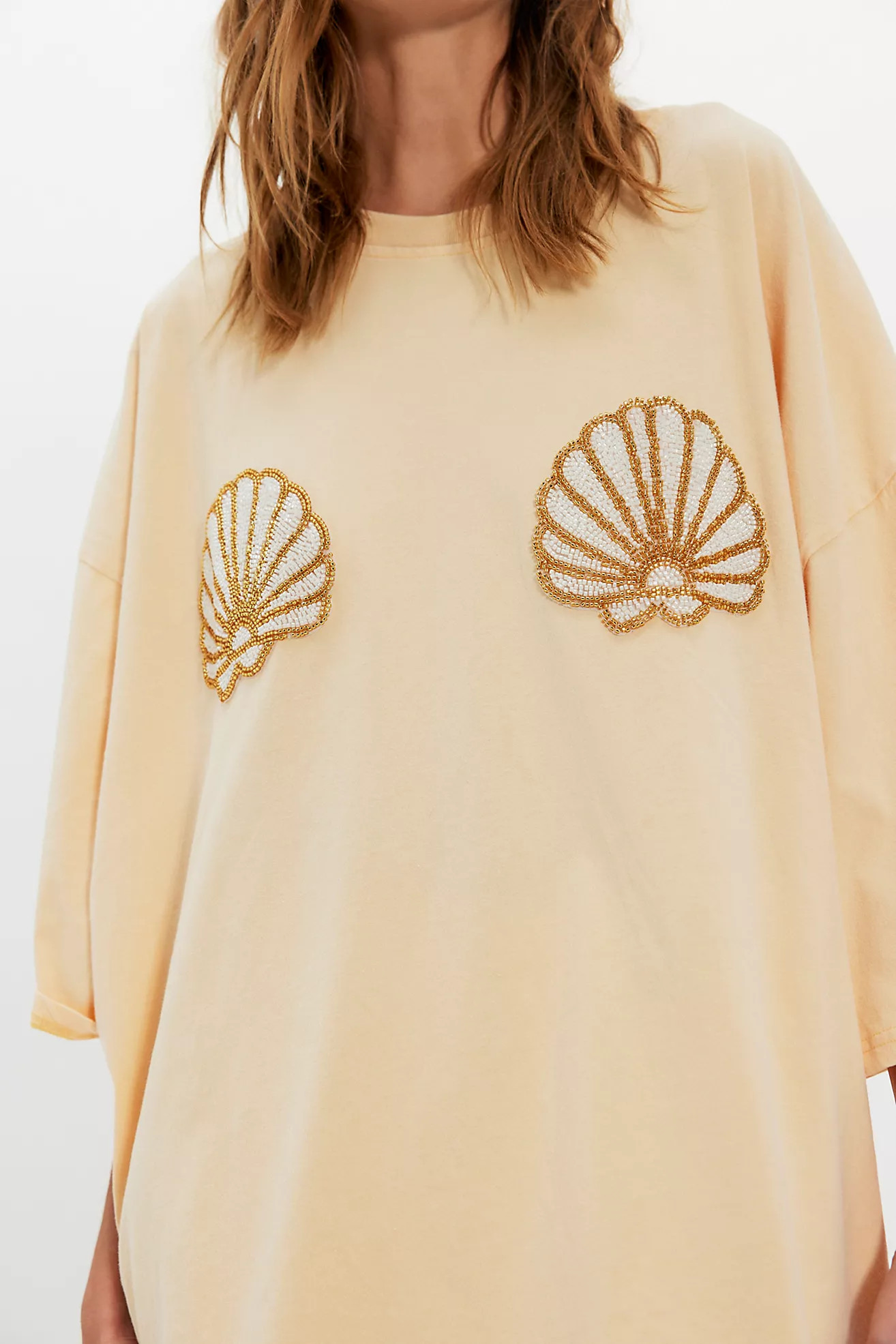 Sabbi Sparkle Shell Oversized Tee | Free People (Global - UK&FR Excluded)