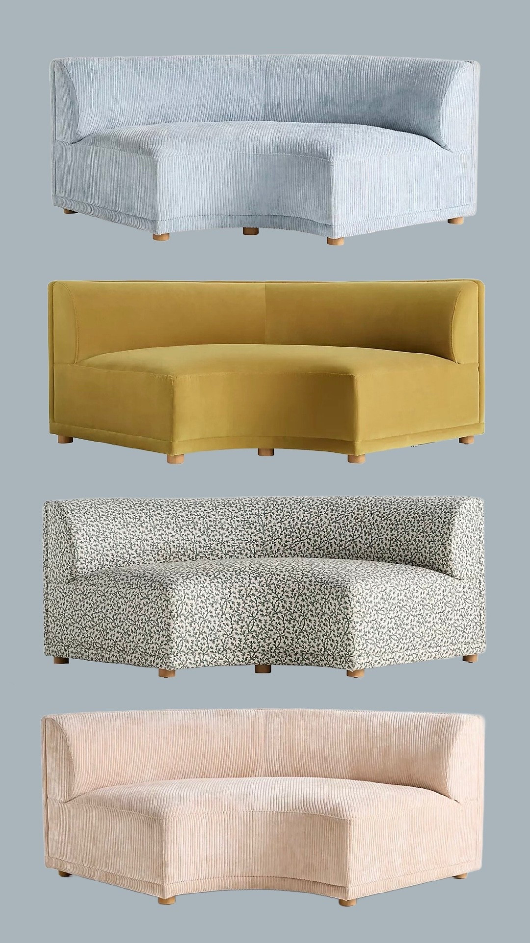Curved banquette sofa on sale! 



#LTKHome #LTKOver40 #LTKSaleAlert