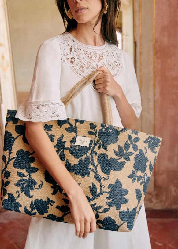 Large Jute Tote | Sezane Paris