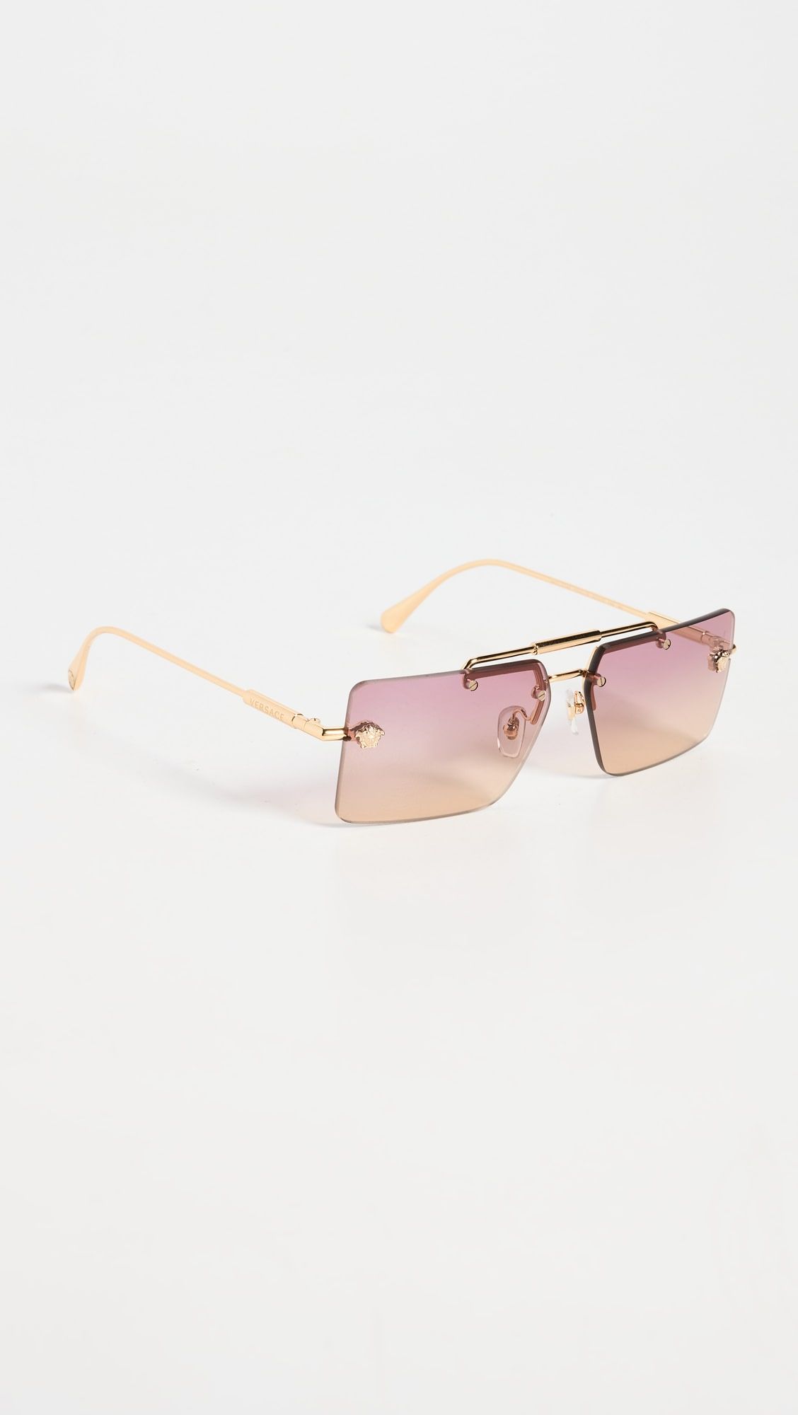 Versace Medusa Rimless Sunglasses | SHOPBOP | Shopbop