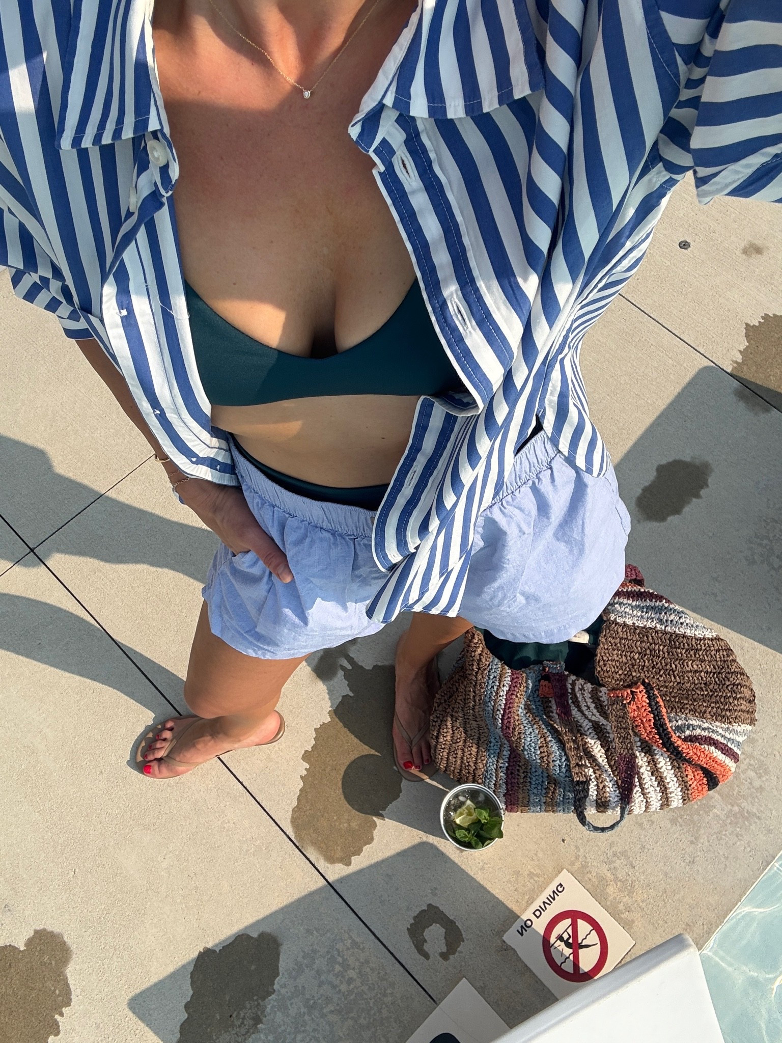 Wearing medium bikini top, small bikini bottoms, xs button up shirt (runs big), small shorts, sandals tts

@Left On Friday

#LTKSwim #LTKOver40 #LTKSeasonal