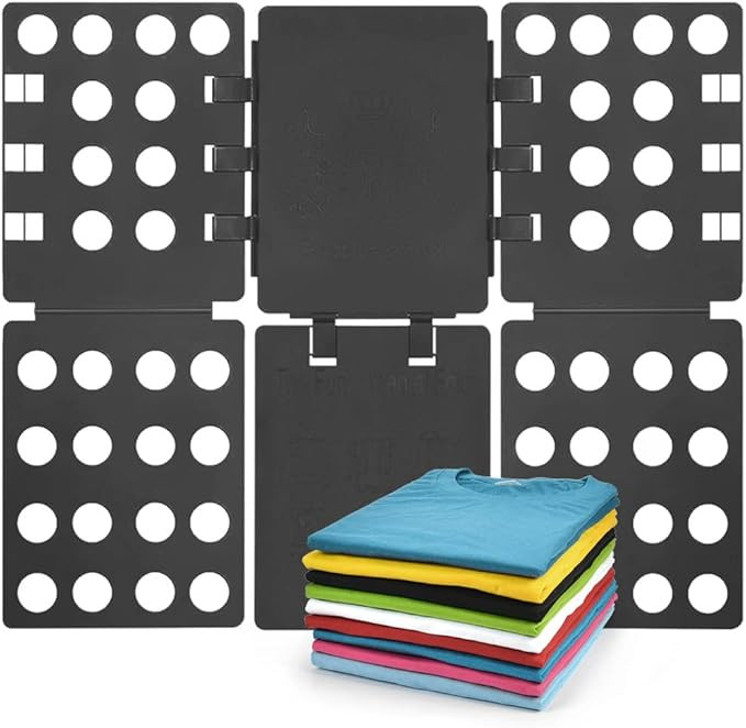 Geniusidea Shirt Folder Clothes Folding Board Laundry Room T Shirt Adjustable PP Plastic Folding ... | Amazon (US)