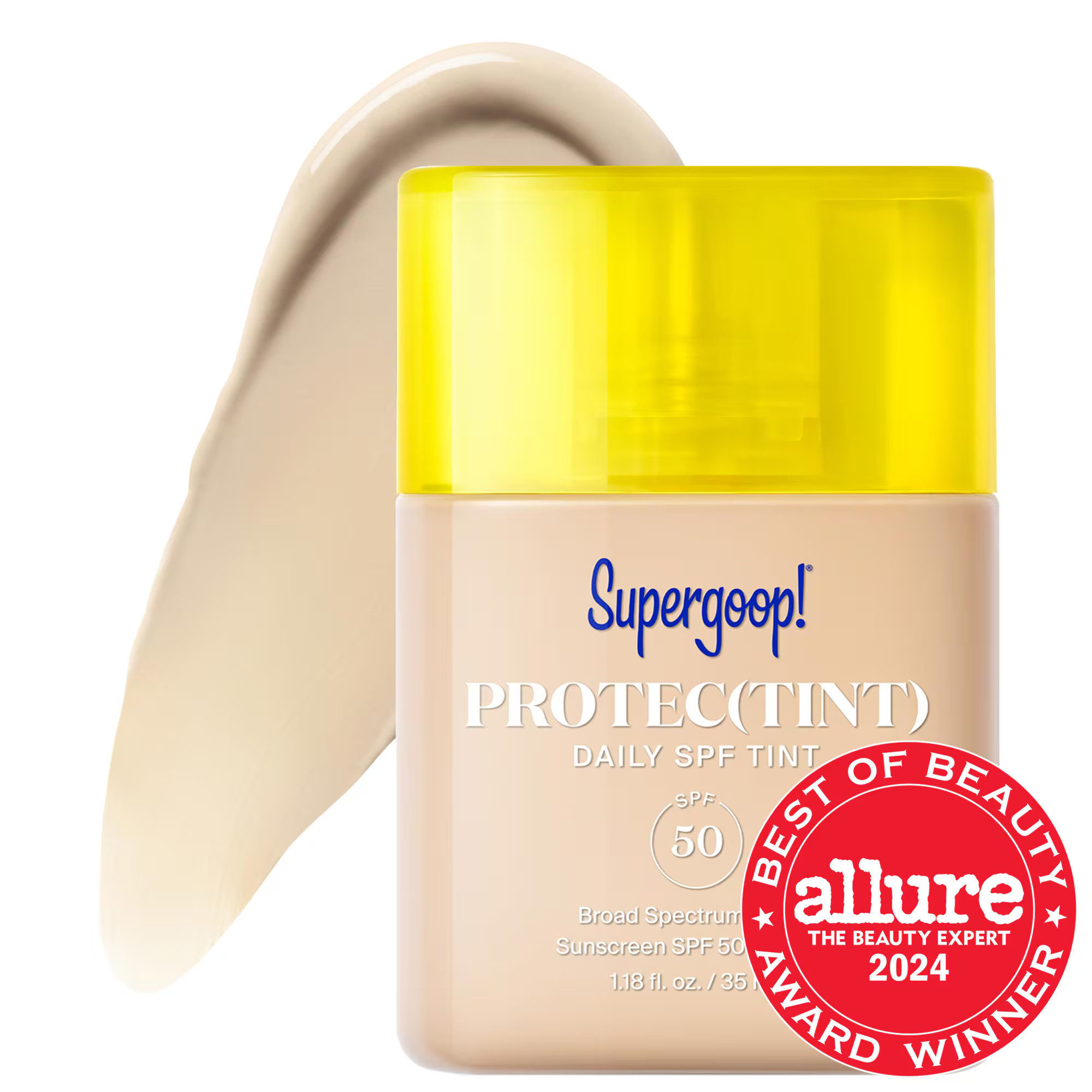 Supergoop! Protec(tint) Daily SPF Tint SPF 50 Sunscreen Skin Tint with Ectoin 14N 1.18 oz / 35 mL | Sephora (US)