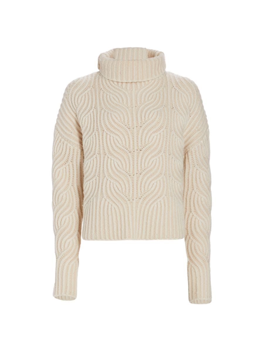 Zimmermann Cosmic Oversized Merino Wool Turtleneck | Saks Fifth Avenue