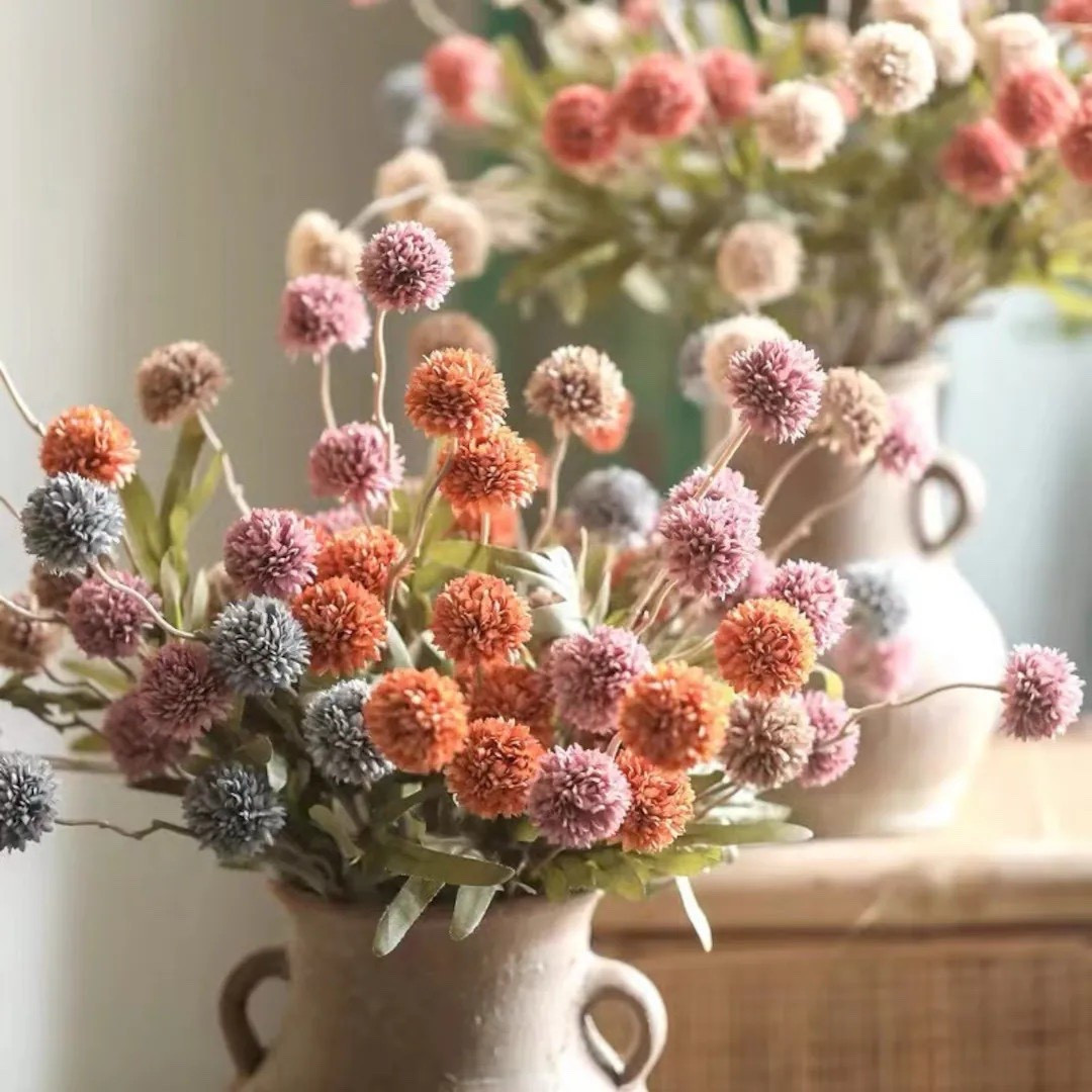 Whimsical and full of charm 🌼 These silk dandelion faux flower stems are perfect for adding playful texture to your craft projects and décor. Each stem features five delicate blooms hand-assembled from silk and plastic with a flexible wire center, making them easy to shape for arrangements, wreaths, and DIY designs. Available in a beautiful range of nine colors, these lightweight stems bring softness, color, and creativity to any project—no watering required.

#LTKhome #LTKcrafts #LTKdecor #fauxflowers #craftsupplies #diydecor #floralcrafts #fauxflorals #creativeprojects

#LTKHome #LTKWedding #LTKSeasonal