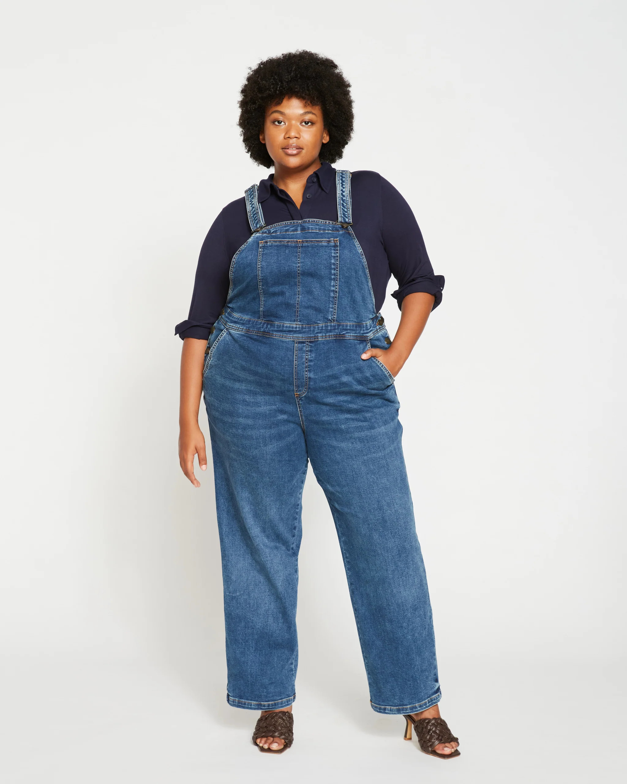 Casey Classic Denim Overalls | Universal Standard