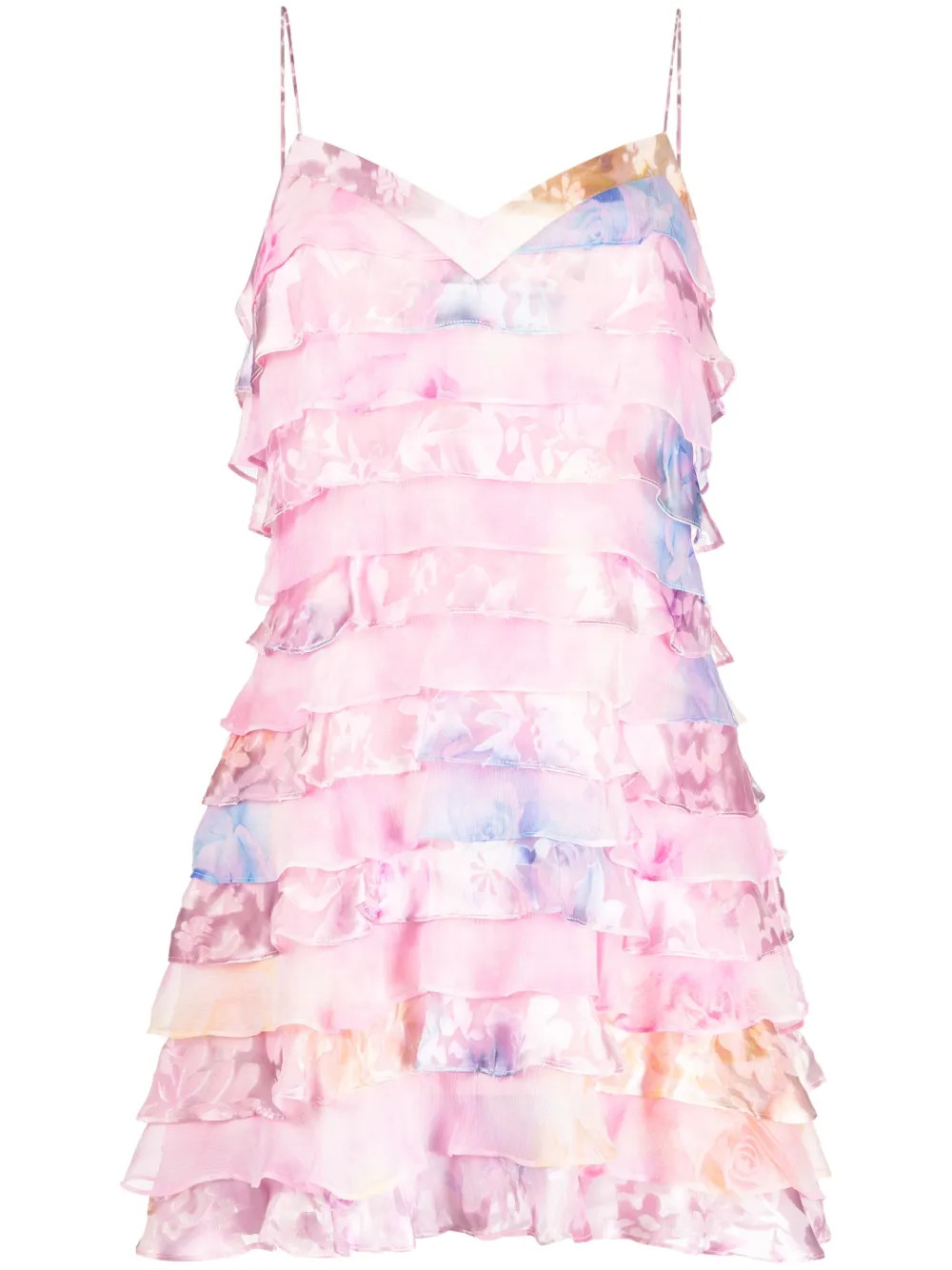 Agrace ruffled minidress | Farfetch Global