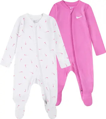 Nike Essential 2-Pack Zip Footies | Nordstrom | Nordstrom