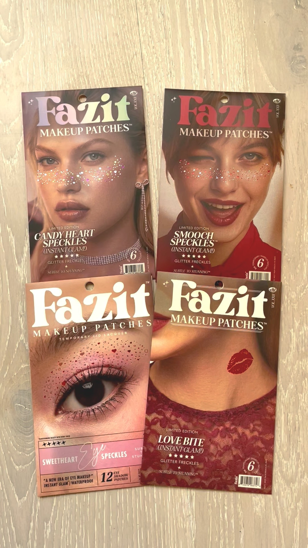 FAZIT Makeup Patches! Instant Glam Makeup, Eyeshadow, Freckles, etc!! ✨
Easy to apply and removes with makeup remover! 72 hr. wear!

#LTKValentine #LTKgrwm #LTKBeauty