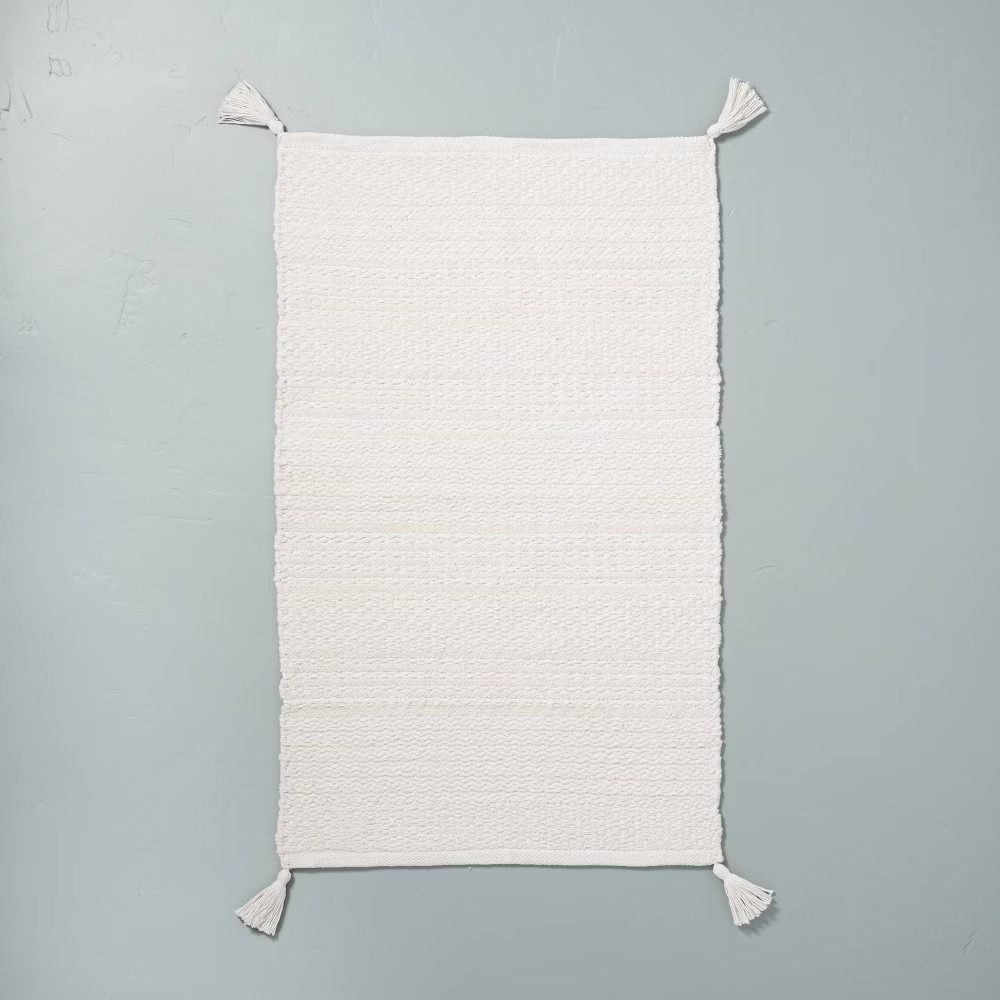 Tonal Bath Rug Sour Cream - Hearth & Hand™ with Magnolia | Target