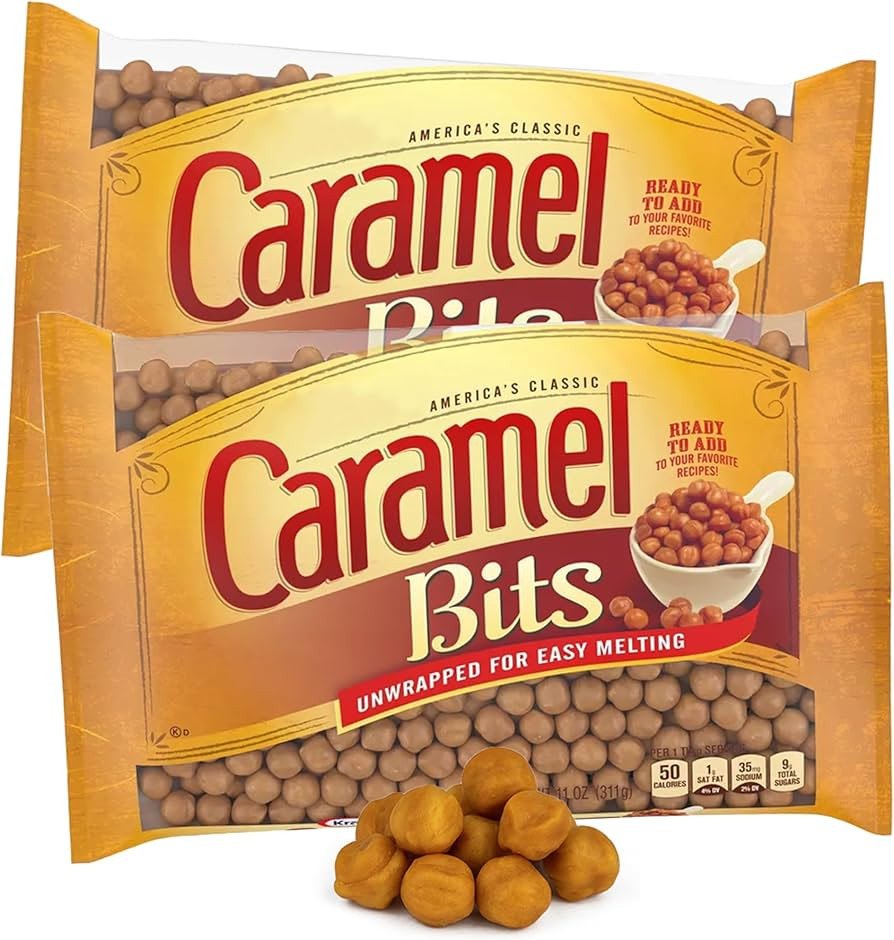 Bulk Classic Unwrapped Caramel Bits 2 Pack - Mini Sweet Creamy Caramels Chips for Baking, Melting... | Amazon (US)