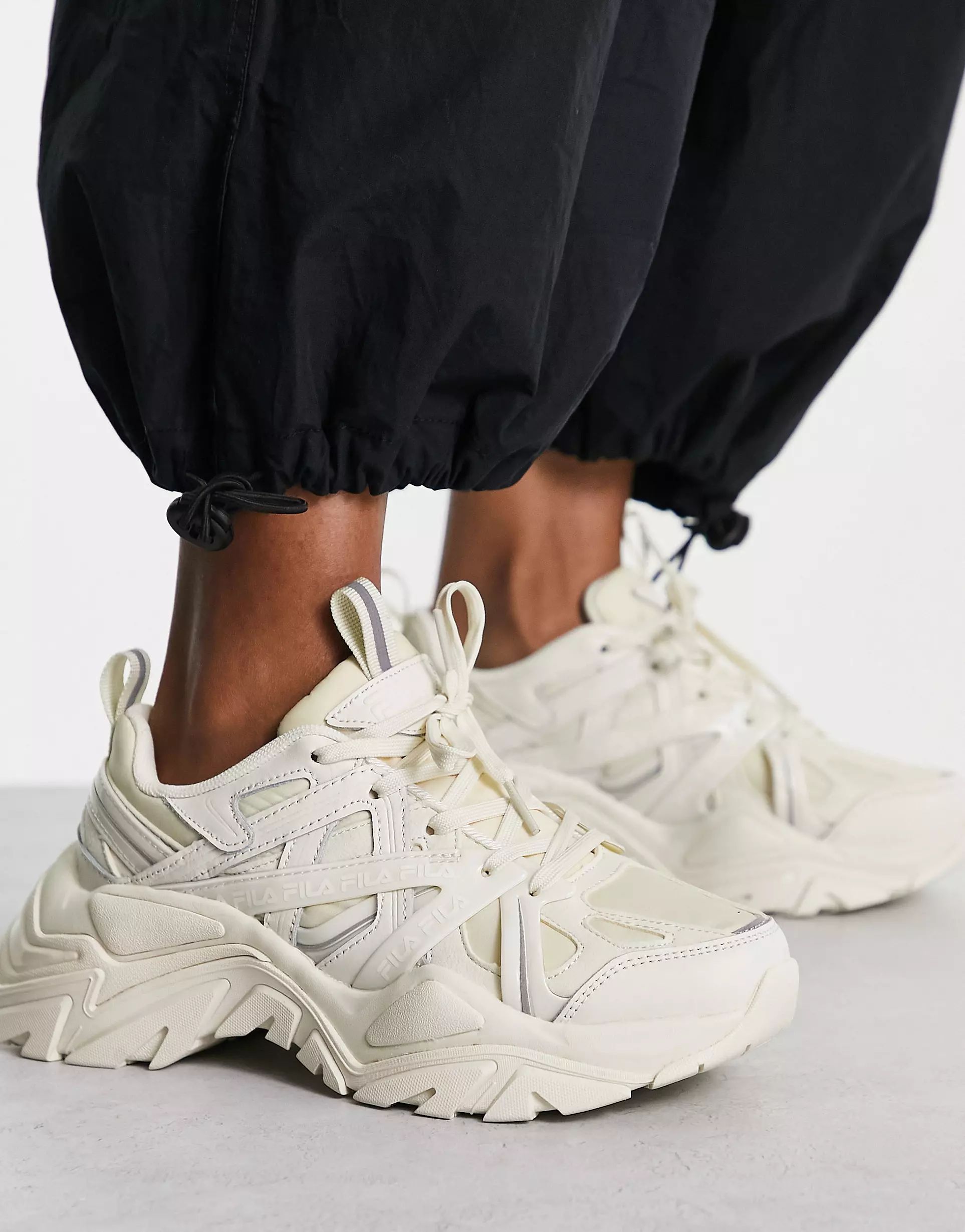 Fila interation sneakers in off white | ASOS (Global)