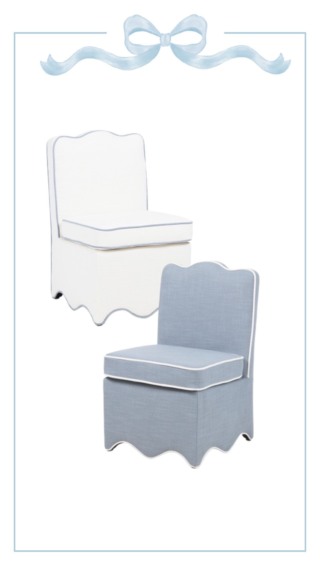 the prettiest dining chairs perfect for the holidays or to tuck into a corner or under a desk. only 5 of the white current left! Use code SHIP89 for free shipping!

#LTKSeasonal #LTKHome