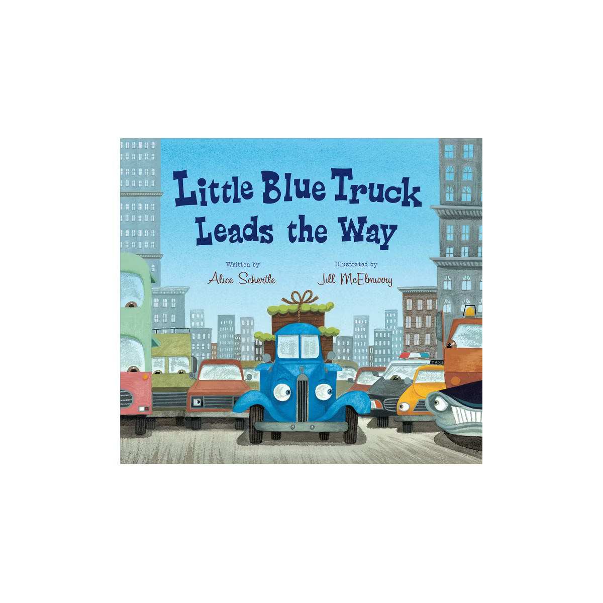 Little Blue Truck Leads the Way Padded Board Book - by Alice Schertle | Target