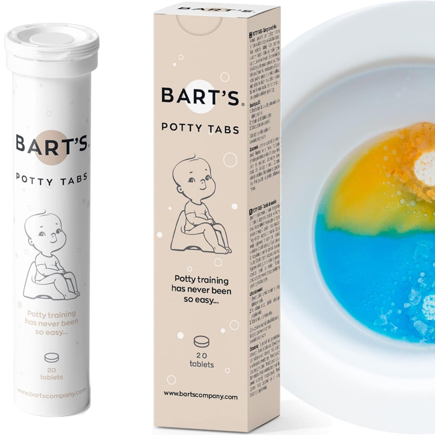 Potty Tabs - Simple Effective Way to Potty Train - Visual&Sound Effect - Potty Training Method Bo... | Amazon (US)