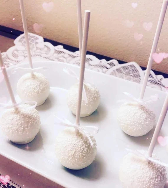 White Cake Pops | Etsy (US)