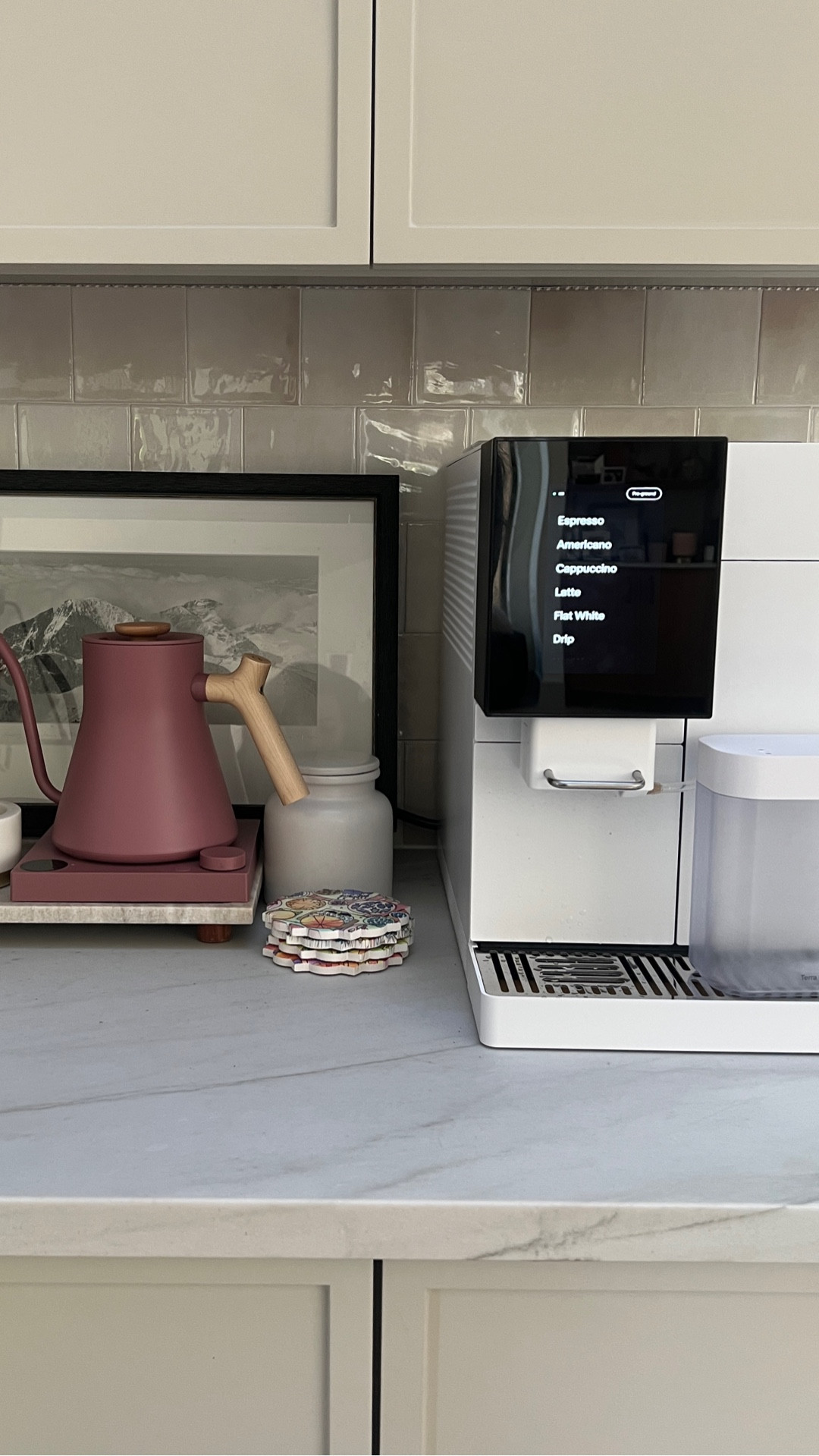 Swapping out my Terra Kaffe 01 for the TK-02

#LTKmorningroutine #LTKHome #LTKHoliday