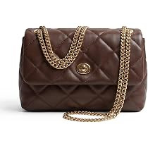 Apryl Quilted Crossbody Bags for Women - Shoulder Bag with Chain Purse Strap - Small Trendy Soft ... | Amazon (US)