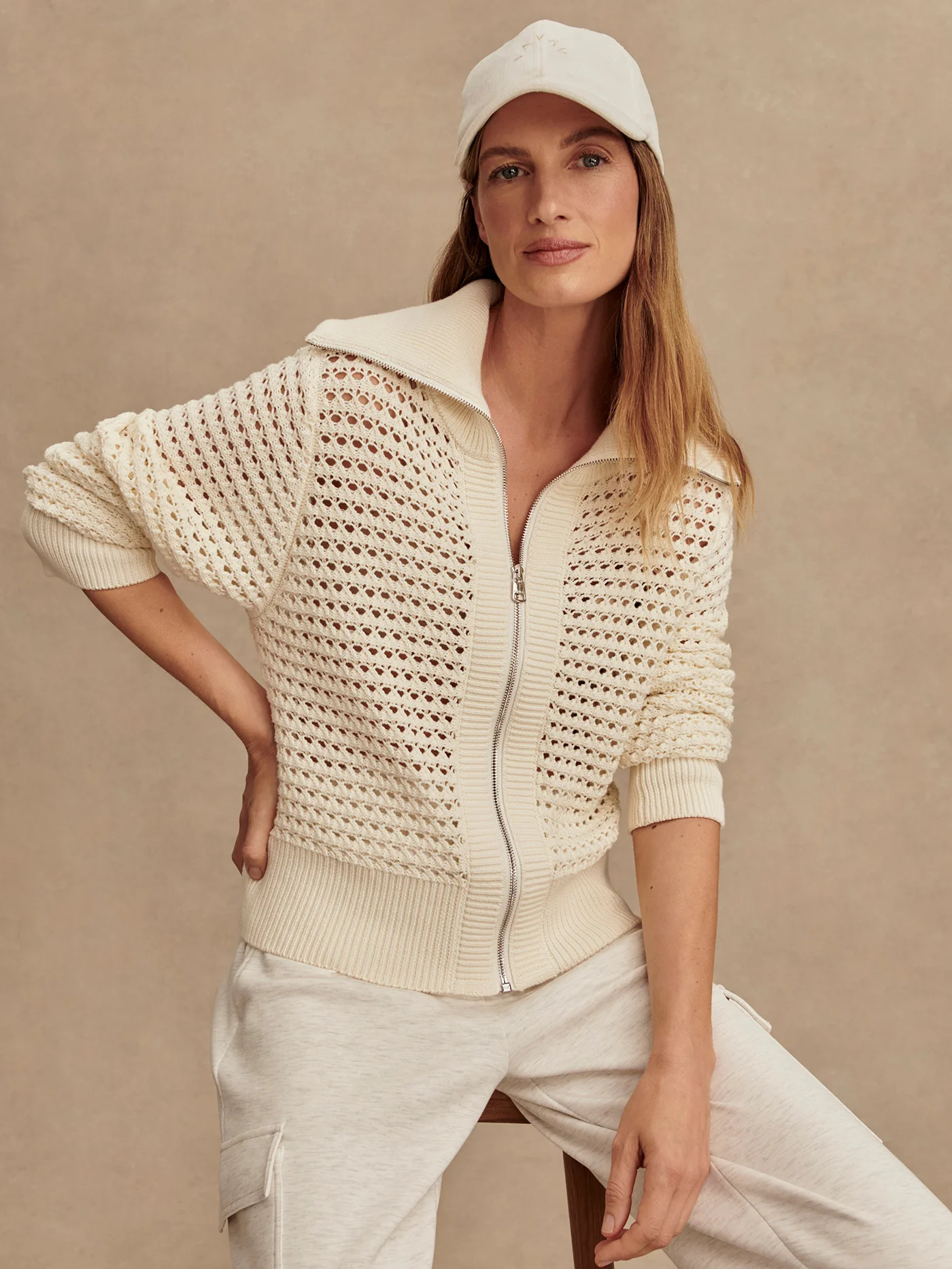 Eloise Zip-Through Knit | Varley US