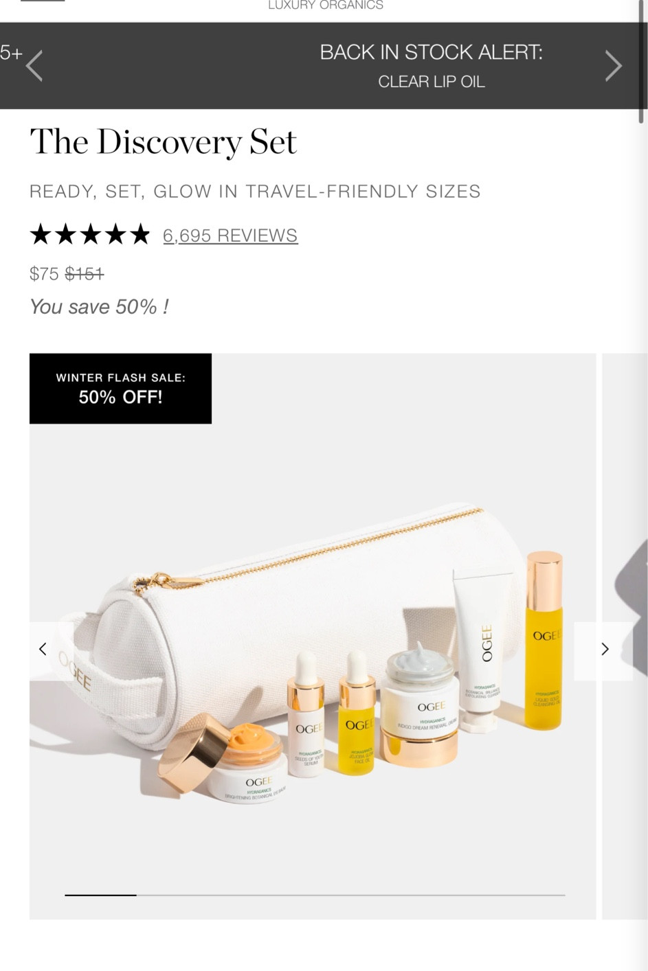 HALF OFF OMG & for extra off use code ALEXANDRASM15 for 15% off 

#LTKFindsUnder100 #LTKTravel #LTKSaleAlert