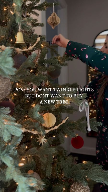 Add these lights to your Christmas tree this year for an extra magical twinkle. I used one box here but will definitely use two next year for the most twinkle 

#LTKhome #LTKSeasonal #LTKHoliday