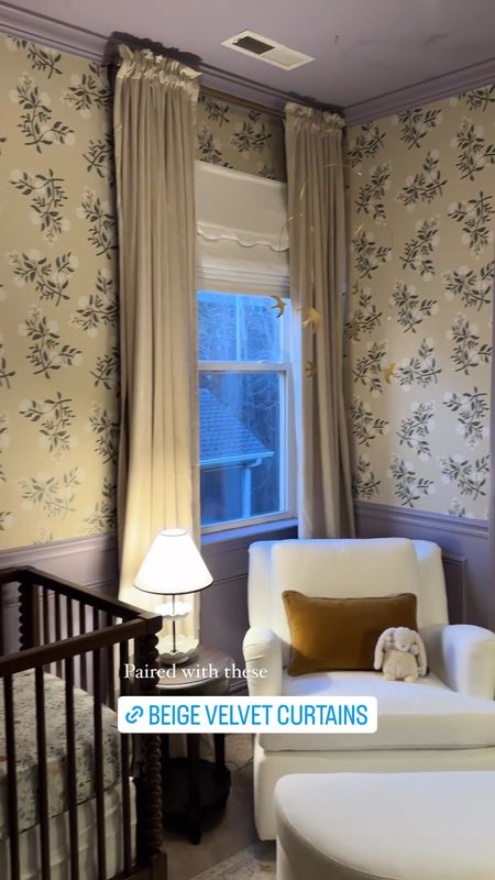 These beige velvet curtains from Amazon really complete the look in Gigi’s nursery. 

#LTKstyletip #LTKbaby #LTKhome